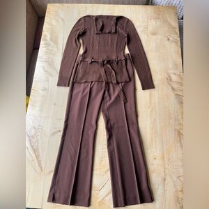 Vintage BCBG sweater and pants.